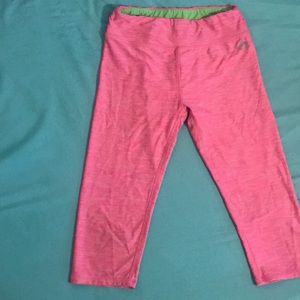 Pink workout pants